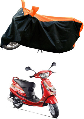 DeepShakshi AUTOMOTIVE Waterproof Two Wheeler Cover for Mahindra(Duro DZ, Orange)