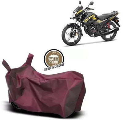 OliverX Waterproof Two Wheeler Cover for Honda(CB Shine SP, Maroon)