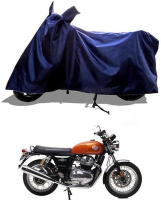 DeepShakshi AUTOMOTIVE Two Wheeler Cover for Royal Enfield(Interceptor 650, Blue)