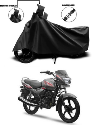 AASHTIK MART Two Wheeler Cover for TVS(Star City Plus, Black)