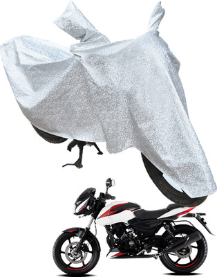 RiderShine Waterproof Two Wheeler Cover for Bajaj(Pulsar 180NS BS6, Silver)