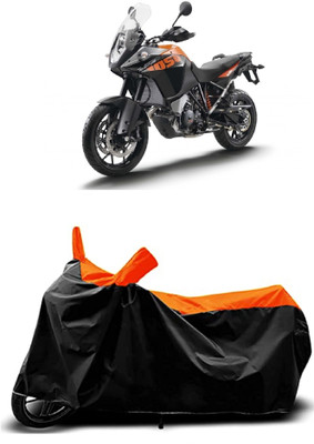 OliverX Waterproof Two Wheeler Cover for KTM(1050 Adventure BS6, Orange)