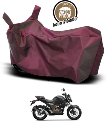 KEDIT Two Wheeler Cover for Suzuki(Gixxer 250, Maroon)
