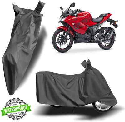 NG Auto Front Waterproof Two Wheeler Cover for Suzuki(Gixxer SF, Grey)