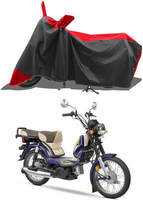 GROFATIK Two Wheeler Cover for TVS(XL 100 Heavy Duty BS6, Red)