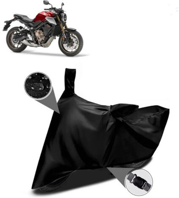 Tritika Waterproof Two Wheeler Cover for Honda(CBR650R, Black)