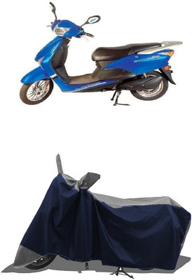 SUGASHRI Waterproof Two Wheeler Cover for Avon(E Scoot, Grey, Blue)