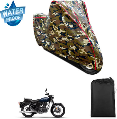 PAGORA Waterproof Two Wheeler Cover for Royal Enfield(Bullet Electra Twinspark, Yellow)