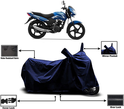 Amexride Two Wheeler Cover for TVS(Star Sport, Blue)