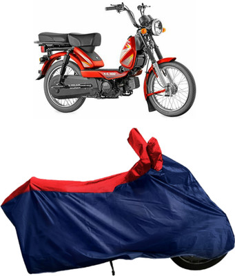 rakku Waterproof Two Wheeler Cover for TVS(XL 100, Blue, Red)
