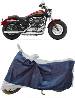 AutoFave Two Wheeler Cover for Harley Davidson(1200 Custom, Multicolor)