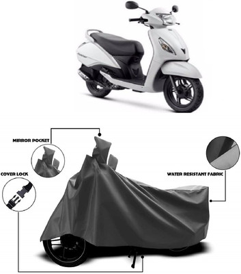 MMSSTAR Waterproof Two Wheeler Cover for TVS(Jupiter, Grey)