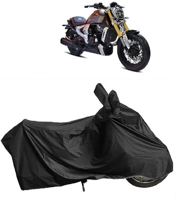 DIGGU Two Wheeler Cover for TVS(Zeppelin, Black)