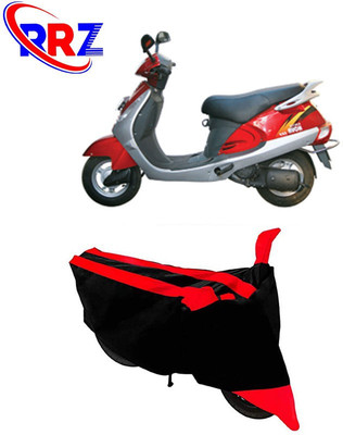 RRZ Waterproof Two Wheeler Cover for Kinetic(Nova, Black, Red)