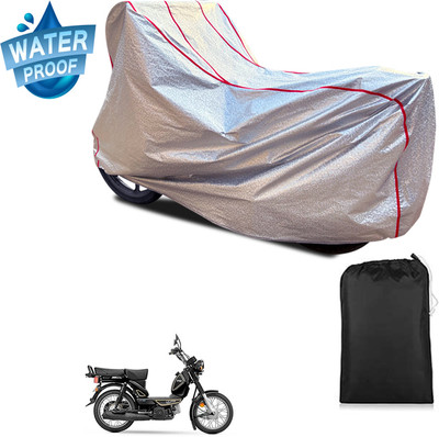 GOSHIV-car and bike accessories Waterproof Two Wheeler Cover for TVS(XL 100 Heavy Duty BS6, Silver)