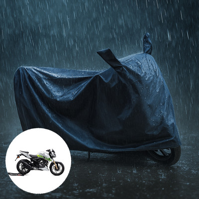 PAGORA Waterproof Two Wheeler Cover for TVS(Apache RTR 200 Fi E100, Black)
