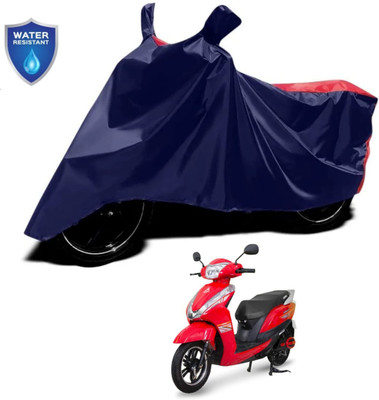 JSJINSIL Waterproof Two Wheeler Cover for Ampere(Magnus Pro, Red, Blue)