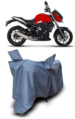 MADAFIYA Waterproof Two Wheeler Cover for Mahindra(MOJO XT 300, Grey)
