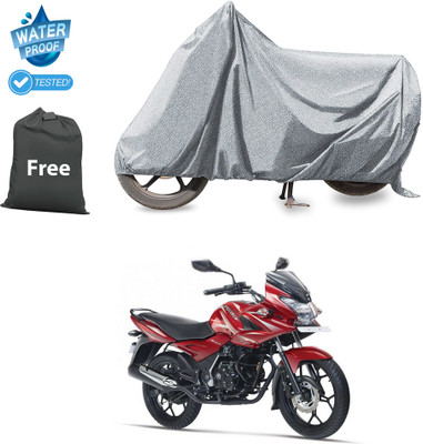 CODOKI Waterproof Two Wheeler Cover for Bajaj(Discover 150 f, Silver)