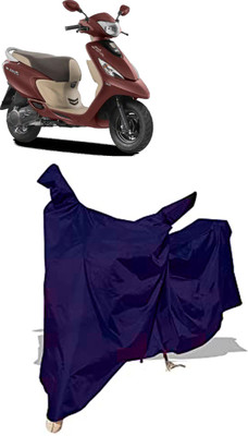 Amexride Two Wheeler Cover for TVS(Scooty Zest BS6, Blue)