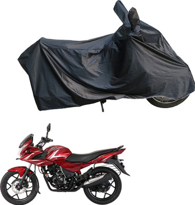 Motodreka Waterproof Two Wheeler Cover for Bajaj(Discover 150 f, Black)