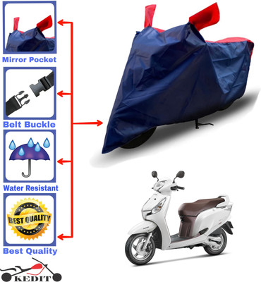 AASHTIK MART Two Wheeler Cover for Honda(Aviator, Red, Blue)