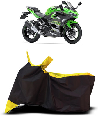 VESMEI Two Wheeler Cover for Kawasaki(Ninja 300, Yellow)