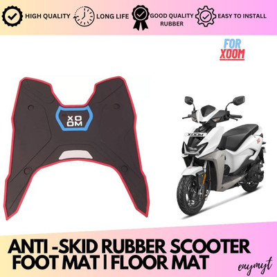 ENEMYT XO2 Washable Floor Mat/Foot Mat For HERO XOOM Hero Two Wheeler Mat