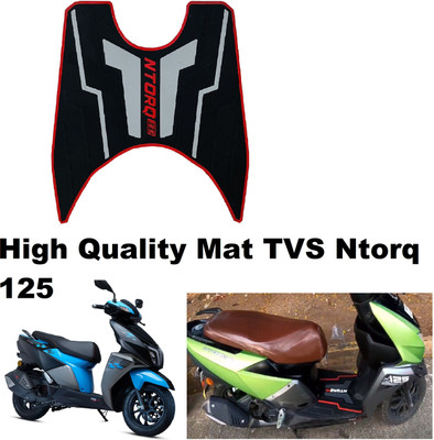 KSHEERI Tof-KB MIR SCOTY NTORQ GRY NEW MAT TVS Ntorq 125 Two Wheeler Mat