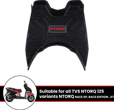 Grandbiker Ntorq 125 3D Foot Mat Removeable & Washable Floor Board Heavy Duty Foot Mat TVS Ntorq 125 Two Wheeler Mat