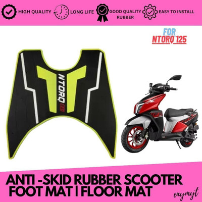 KSHEERI Tof-FOOT MAT 368_enemyT TVS Ntorq 125 Two Wheeler Mat