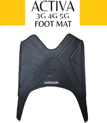 UVEGION Scooter Foot Mat Floor Mat for Honda Activa 3G, Activa 4G, Activa 5G Two Wheeler Mat