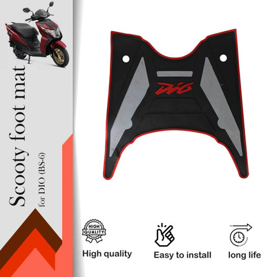 Allowing Good material Rubber Scooter foot Mat for Honda Dio Honda Dio Two Wheeler Mat