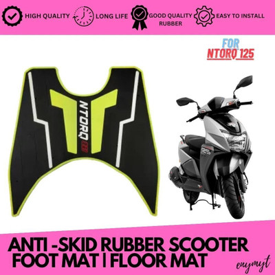 KSHEERI Tof-FOOT MAT 719_enemyT TVS Ntorq 125 Two Wheeler Mat