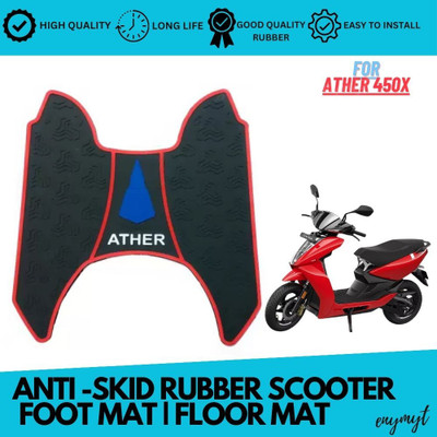 ENEMYT AT3 EV Premium High Quality Electric Scooty Foot Mat for Ather 450X Ather UVA Two Wheeler Mat