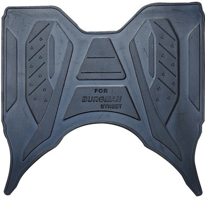 Autoxygen Burgman Black Scooter Foot Mat For Suzuki Burgman Street Two Wheeler Mat