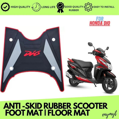 KSHEERI Tof-FOOT MAT 453_enemyT Honda Dio Two Wheeler Mat