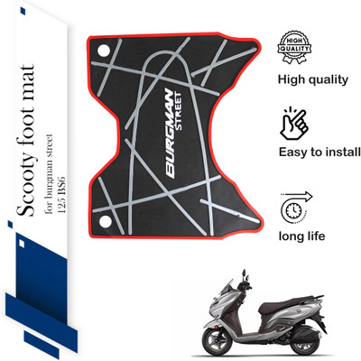 Huims Heavy Quailty Washable Foot Mat Compatible for burgman 125 Suzuki Burgman Street 125 Two Wheeler Mat