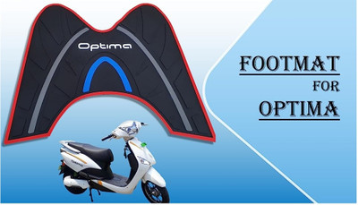 claspNclutch Washable Floor Mat/Foot Mat for HERO OPTIMA ELECTRIC SCOOTER Hero Two Wheeler Mat