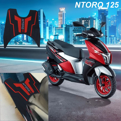 TA FOOTMAT/FLOORMAT/SCOOTY MAT (Washable Mats) TVS Ntorq 125 Two Wheeler Mat PQ TVS 5 Series Two Wheeler Mat