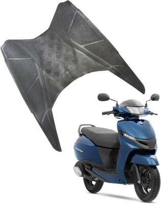 KSHEERI Jupiter 113 Foot Mat Rubber Floor Mat (Black) TVS Jupiter Two Wheeler Mat