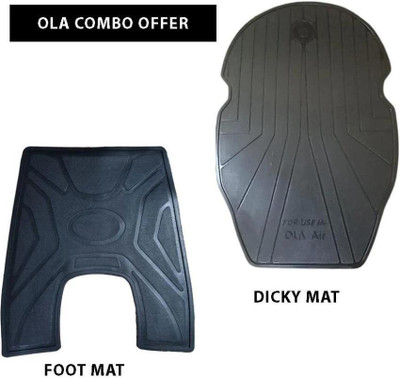 Topmtop Electric Ola S1 Air S1 PRO S1 X Foot Floor Mat with Dicky Mat (B6) Ola Two Wheeler Mat