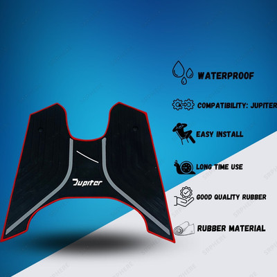 KSHEERI Tof-MP2-Washable Floor MAT FOR JUPITER TVS Jupiter Two Wheeler Mat