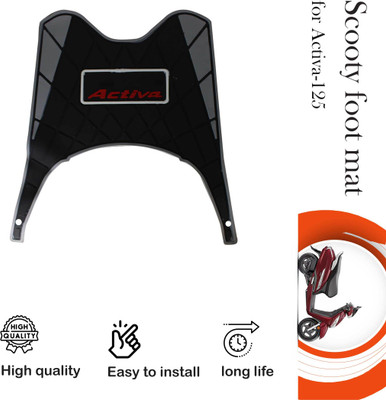 SHOWRIDE Best Quailty Washable Foot Mat Compatible for activa 125 Honda Activa 125 Two Wheeler Mat