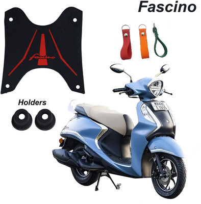 DRAXAN Foot Mat Compatible for Yamaha Fascino Two Wheeler Mat Yamaha Fascino Two Wheeler Mat
