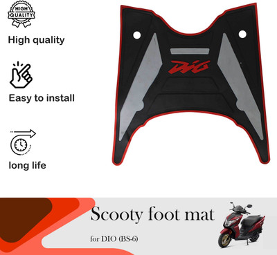Allowing High Quality Rubber Scooter foot Mat for Honda Dio Honda Dio Two Wheeler Mat