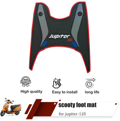 SHOWRIDE Best Quality foot Mat for TVS Jupiter 125 TVS Jupiter Two Wheeler Mat