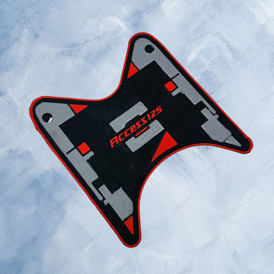 ENEMYT Scooter Scooty Mat Two Wheeler Floor Foot Mat for ACCESS125 Suzuki Access 125 Two Wheeler Mat