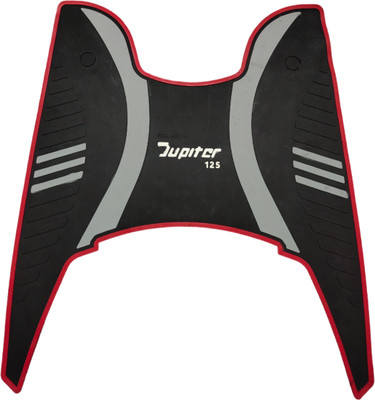 aqrin High quality footmat washable & multi colour for 125 TVS Jupiter Two Wheeler Mat