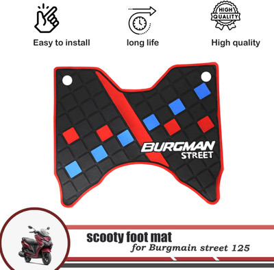 Allowing New Washable Foot Mat Compatible for burgman 125 Suzuki Burgman Street 125 Two Wheeler Mat